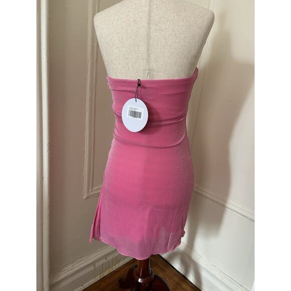 Princess Polly Donelli Mini Dress | Pink | 4 - Picture 3 of 4